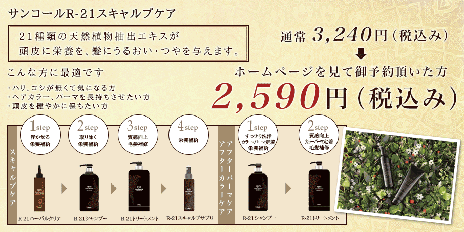 サンコールR-21スキャルプケア